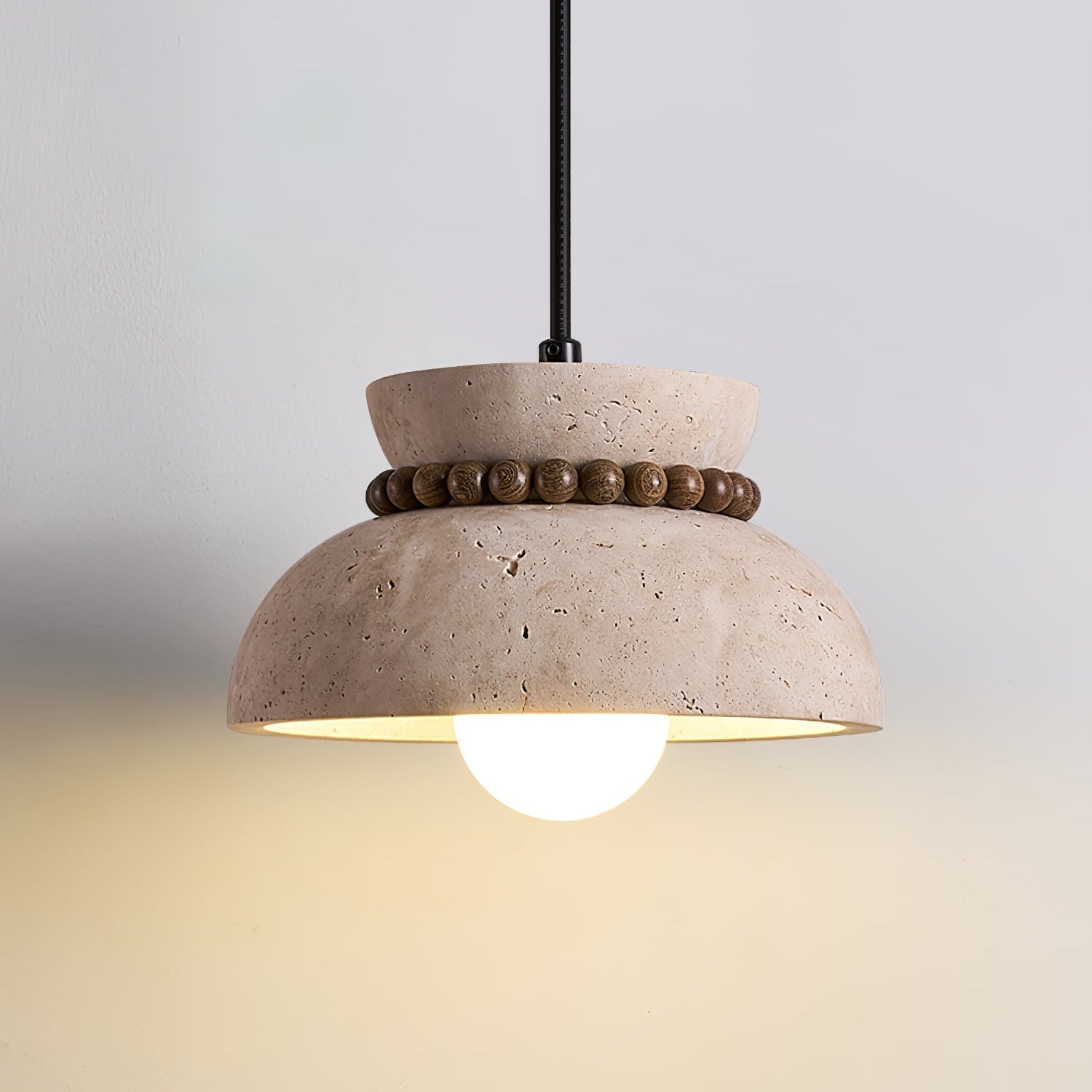 Selenise Bead Halo Pendant Lamp