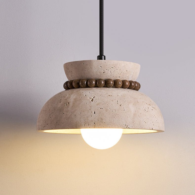 Selenise Bead Halo Pendant Lamp