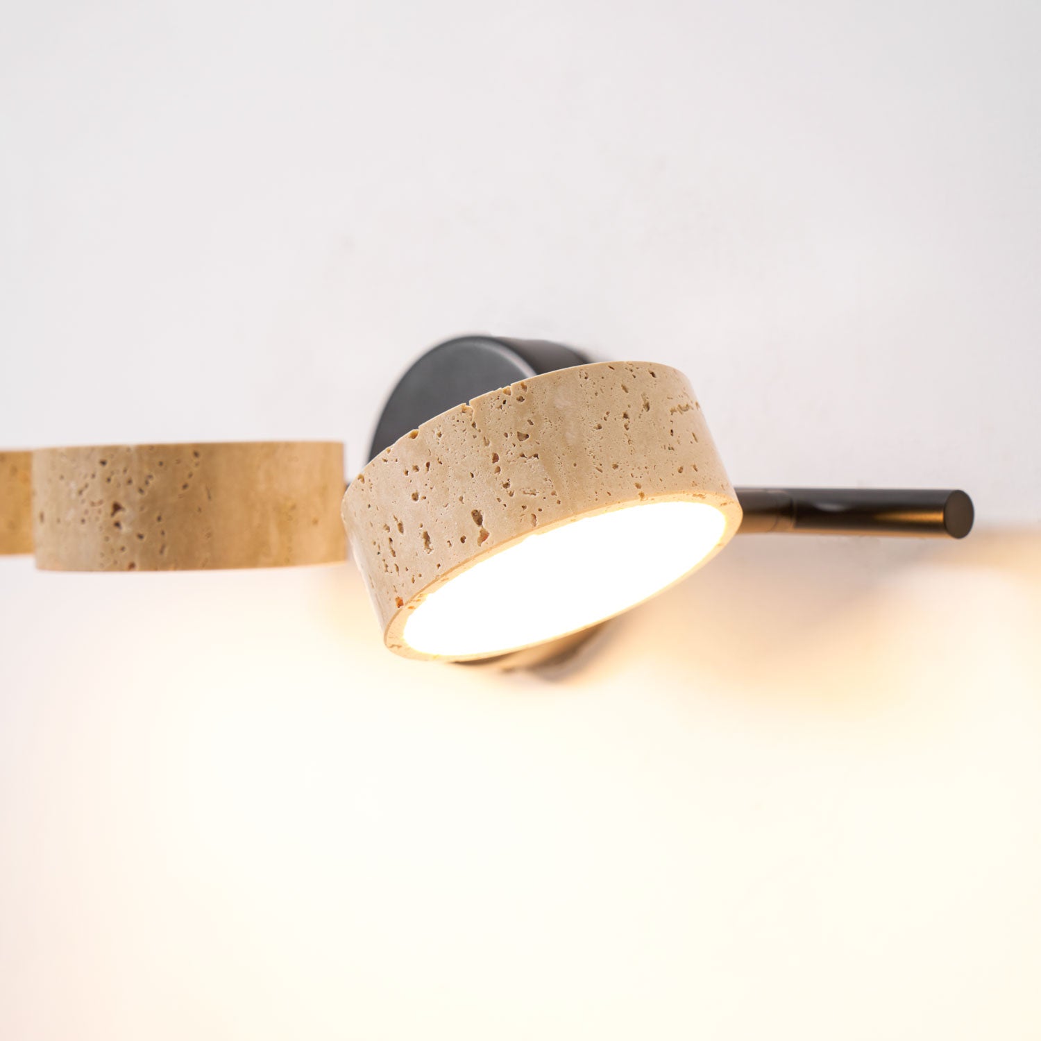 Ceshair Wall Light Multi Head Travertine Vanity Light