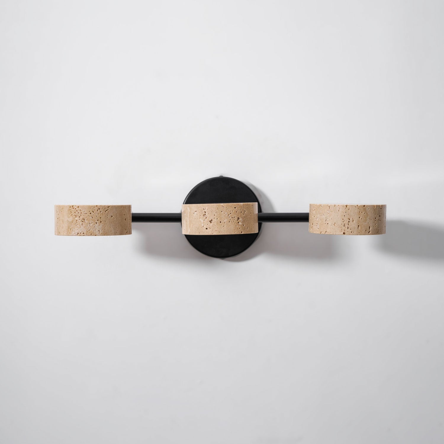 Ceshair Wall Light Multi Head Travertine Vanity Light