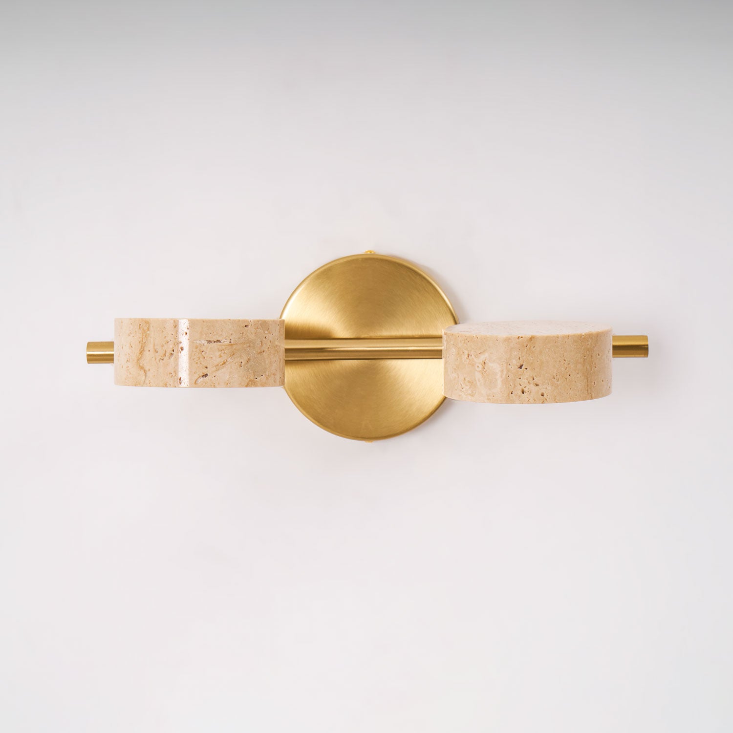 Ceshair Wall Light Multi Head Travertine Vanity Light