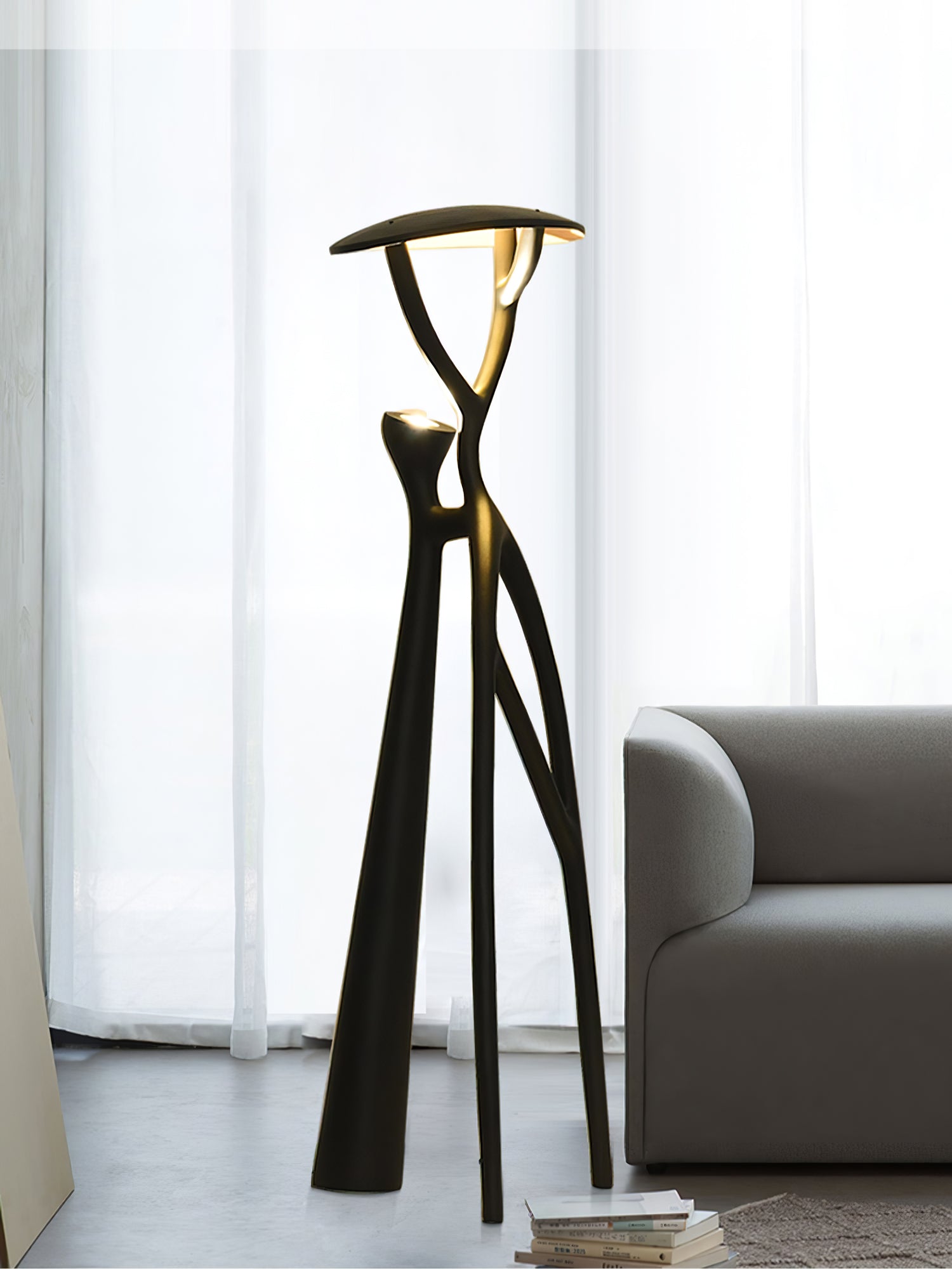 Seluia Gothic Tree Sculpture Floor Lamp