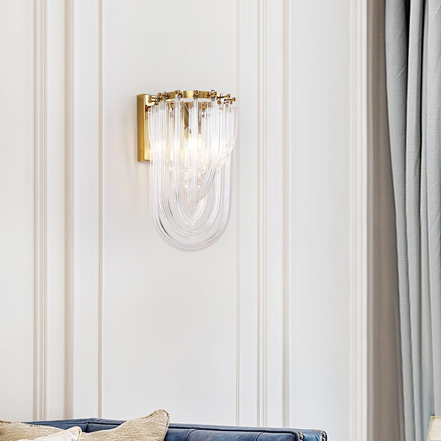 Aurelix Trevi Glass Wall Lamp