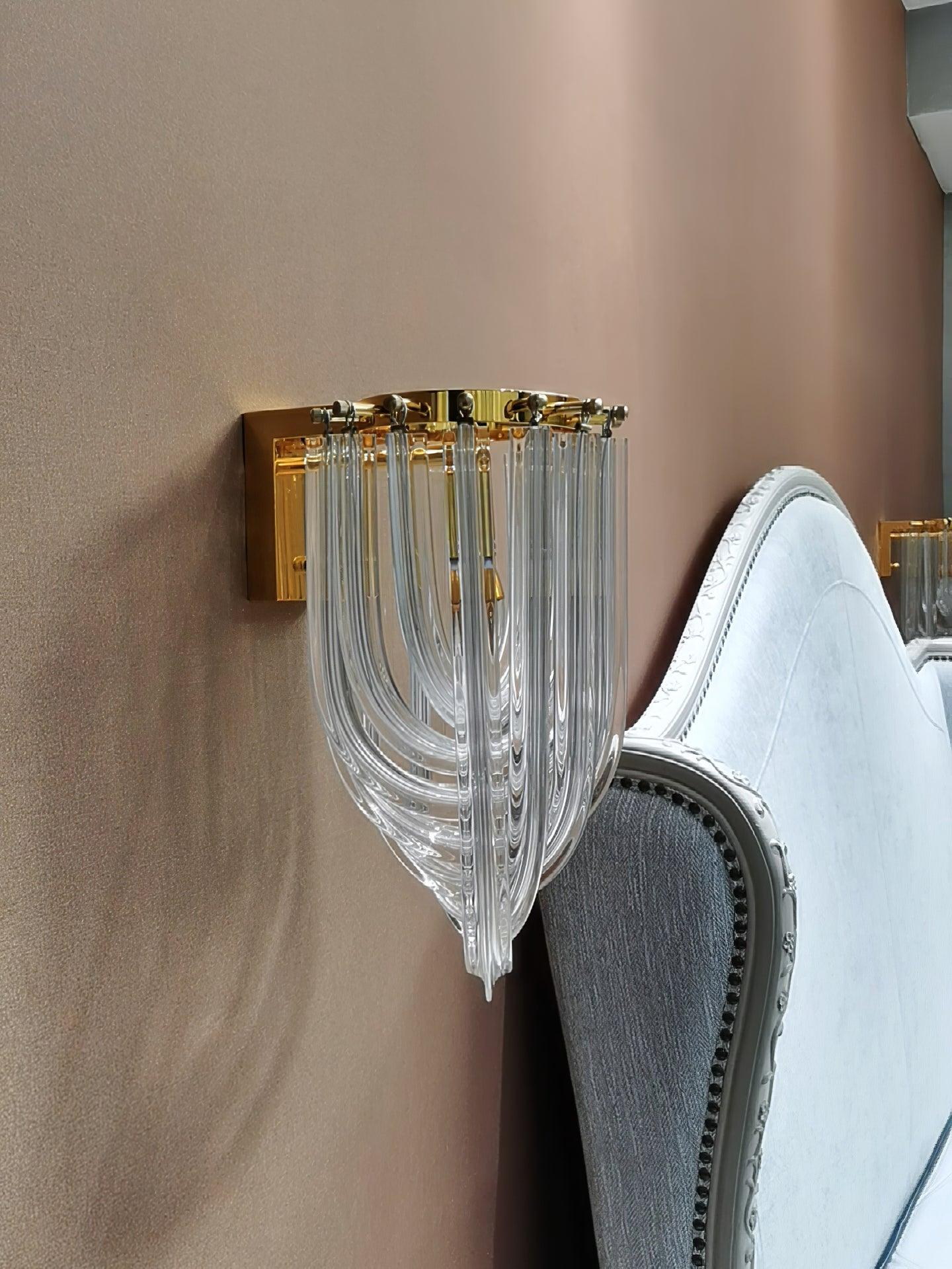 Aurelix Trevi Glass Wall Lamp
