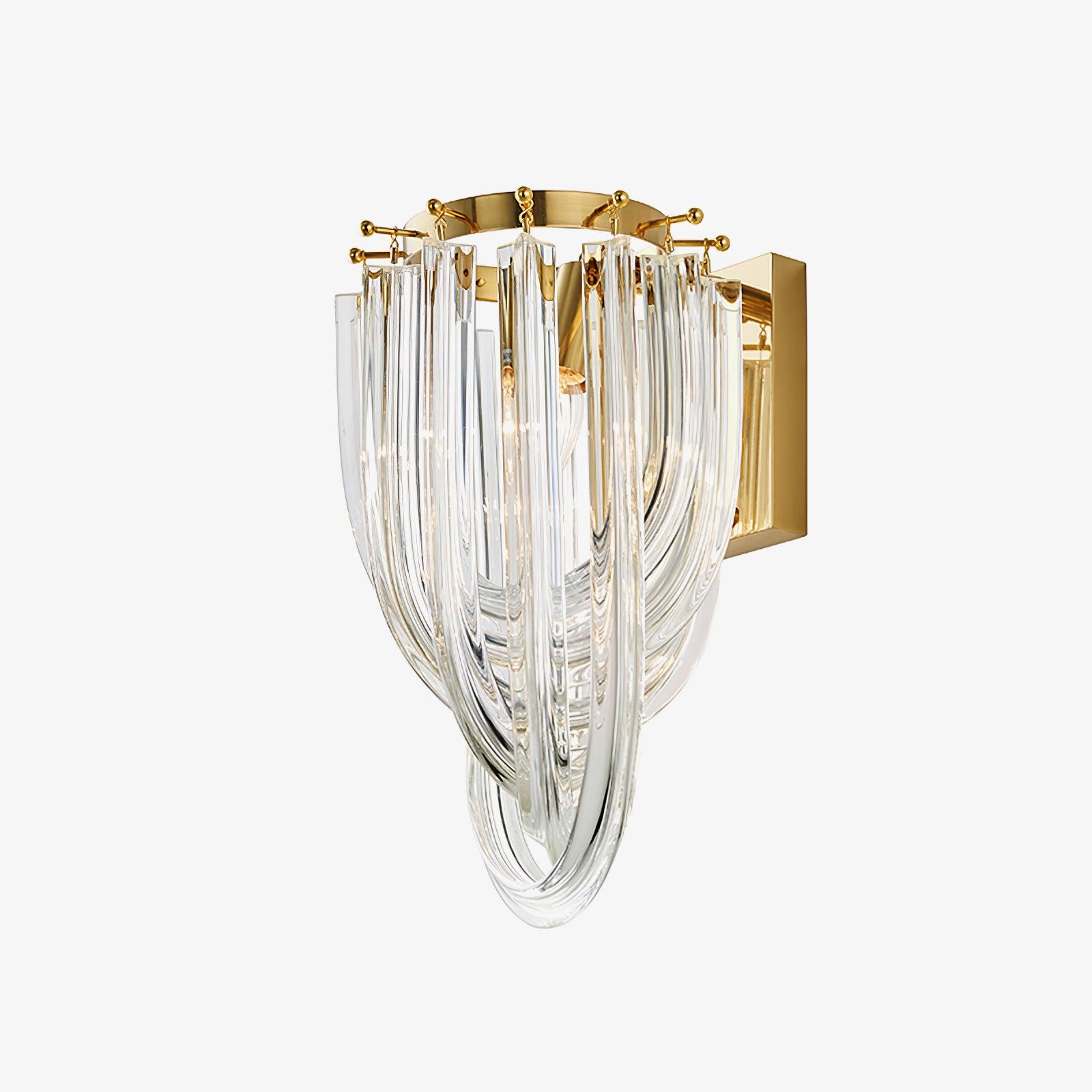 Aurelix Trevi Glass Wall Lamp