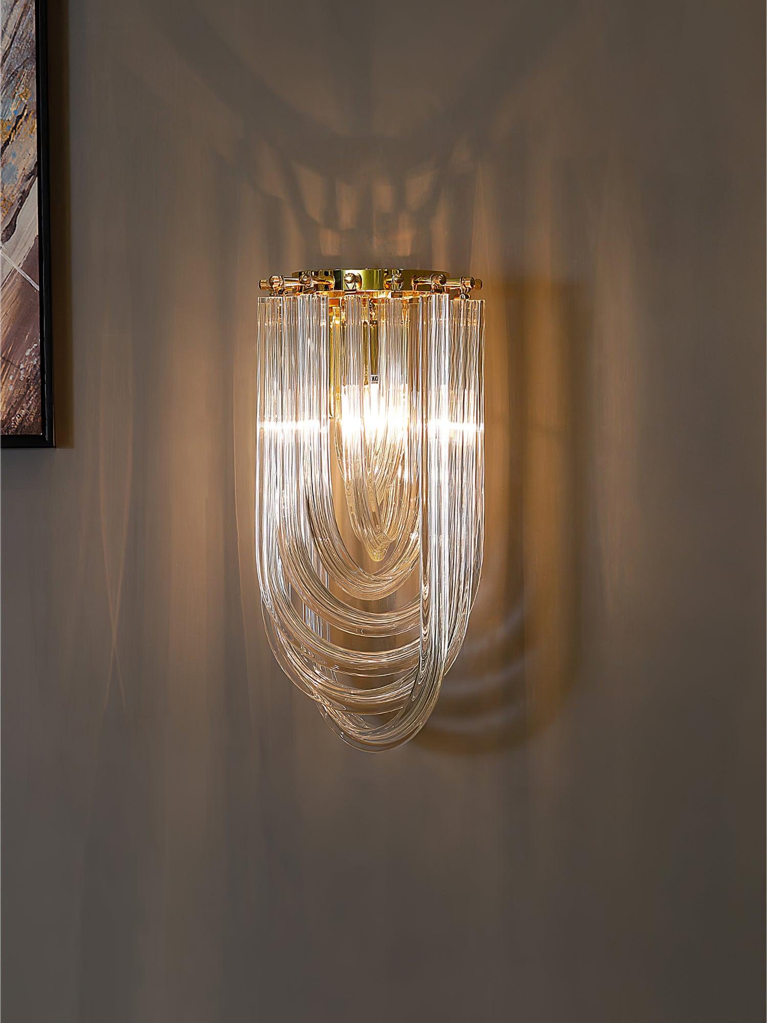Aurelix Trevi Glass Wall Lamp