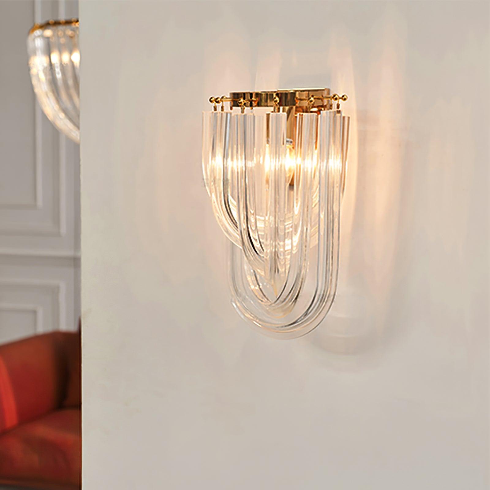 Aurelix Trevi Glass Wall Lamp
