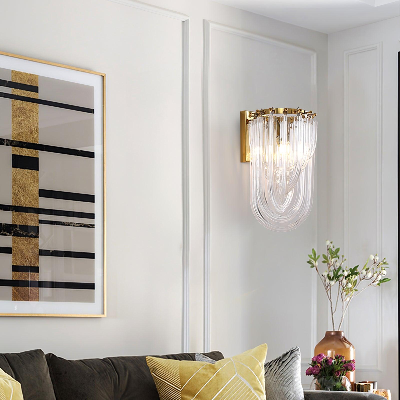 Aurelix Trevi Glass Wall Lamp