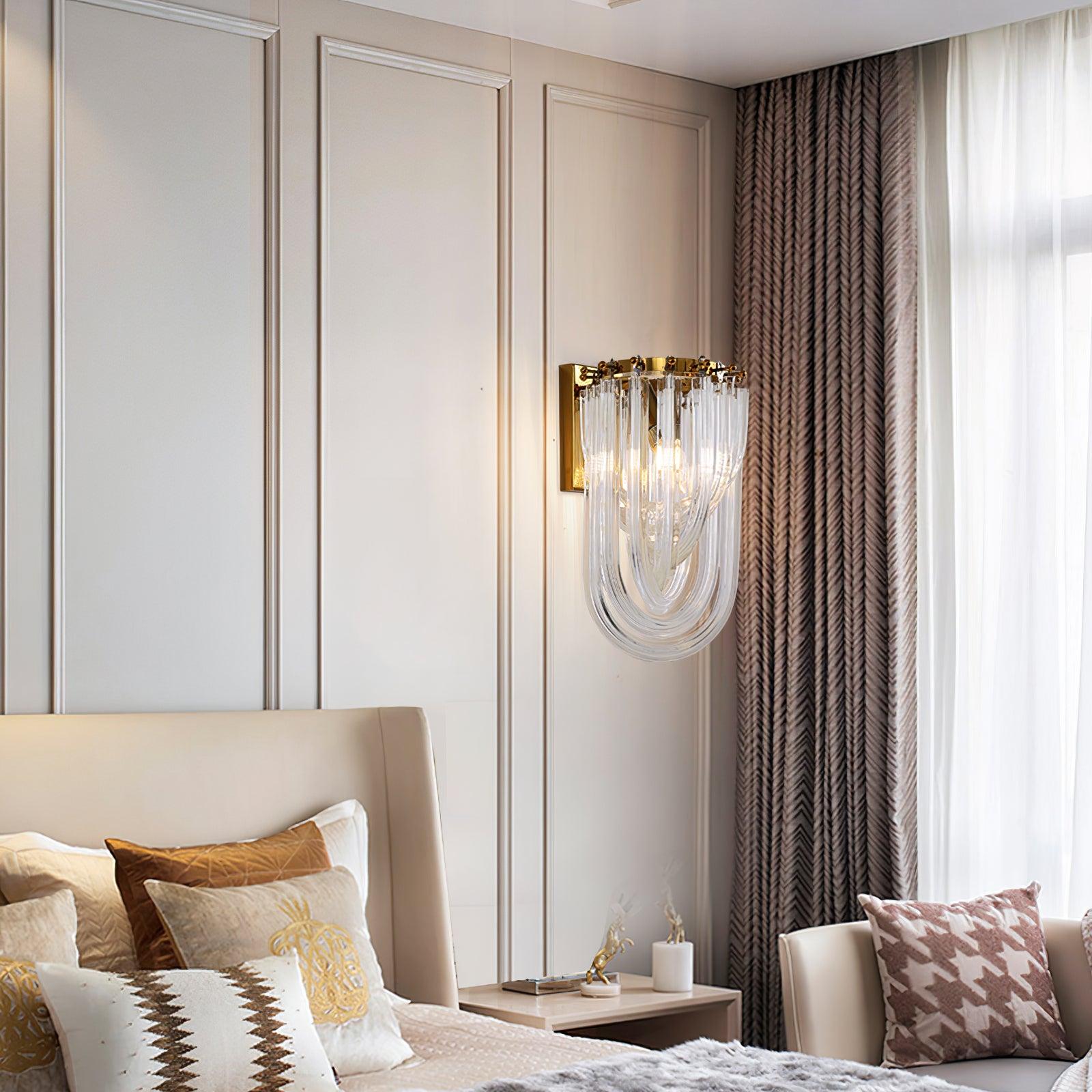Aurelix Trevi Glass Wall Lamp