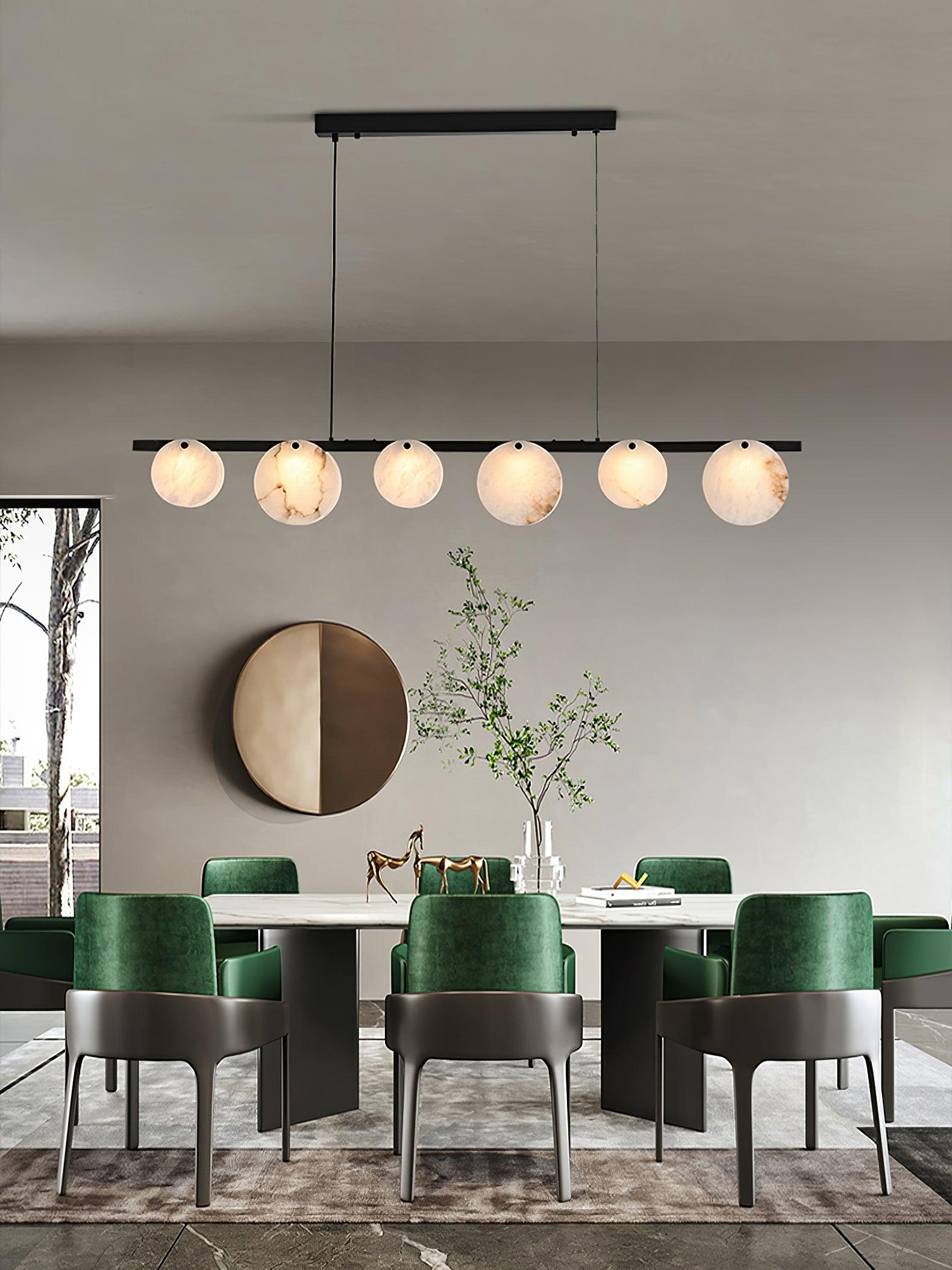 Olirel Linear Alabaster Pendant Light