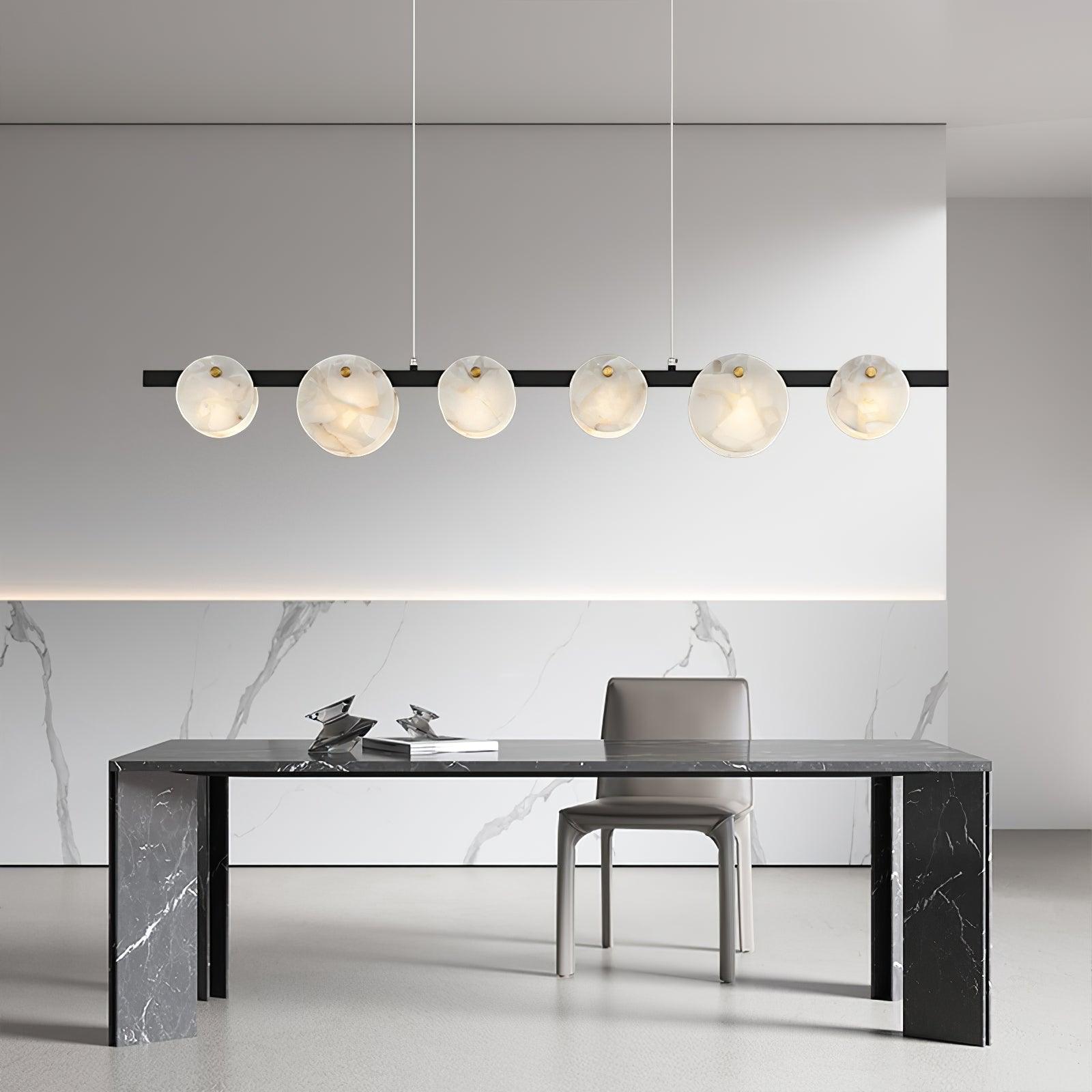 Olirel Linear Alabaster Pendant Light