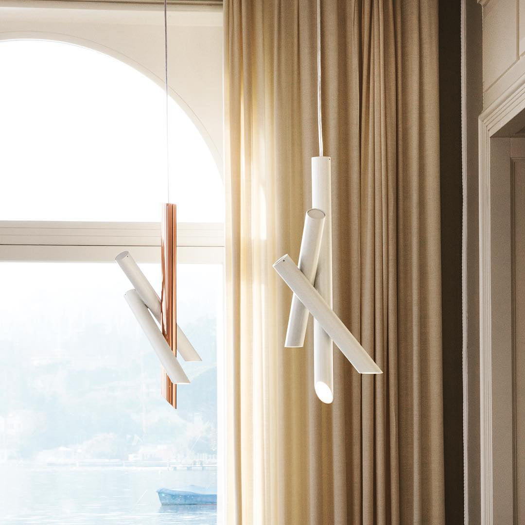 Erixon Pendant Lamp Tubes Aluminum Minimalist