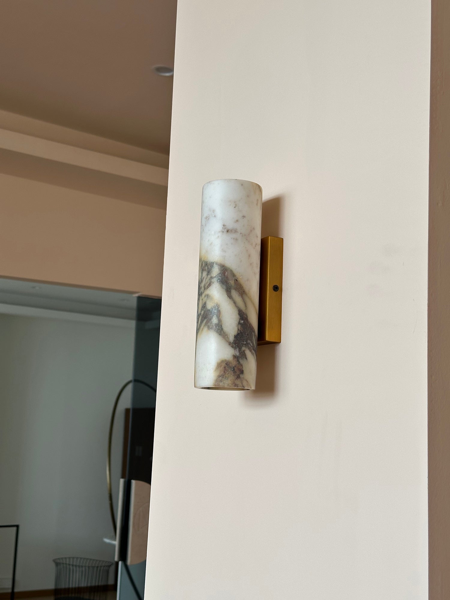 Oakfield Tubular Marble Indoor Wall Light