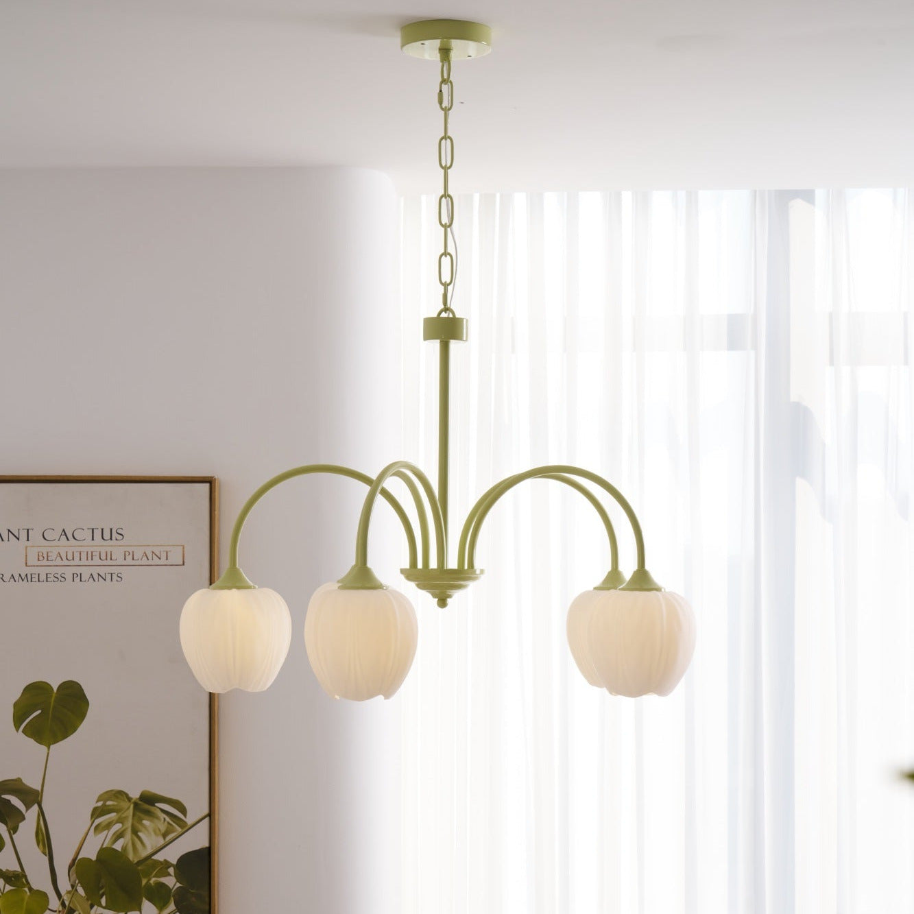 Aria Fresh Tulip Chandeliers