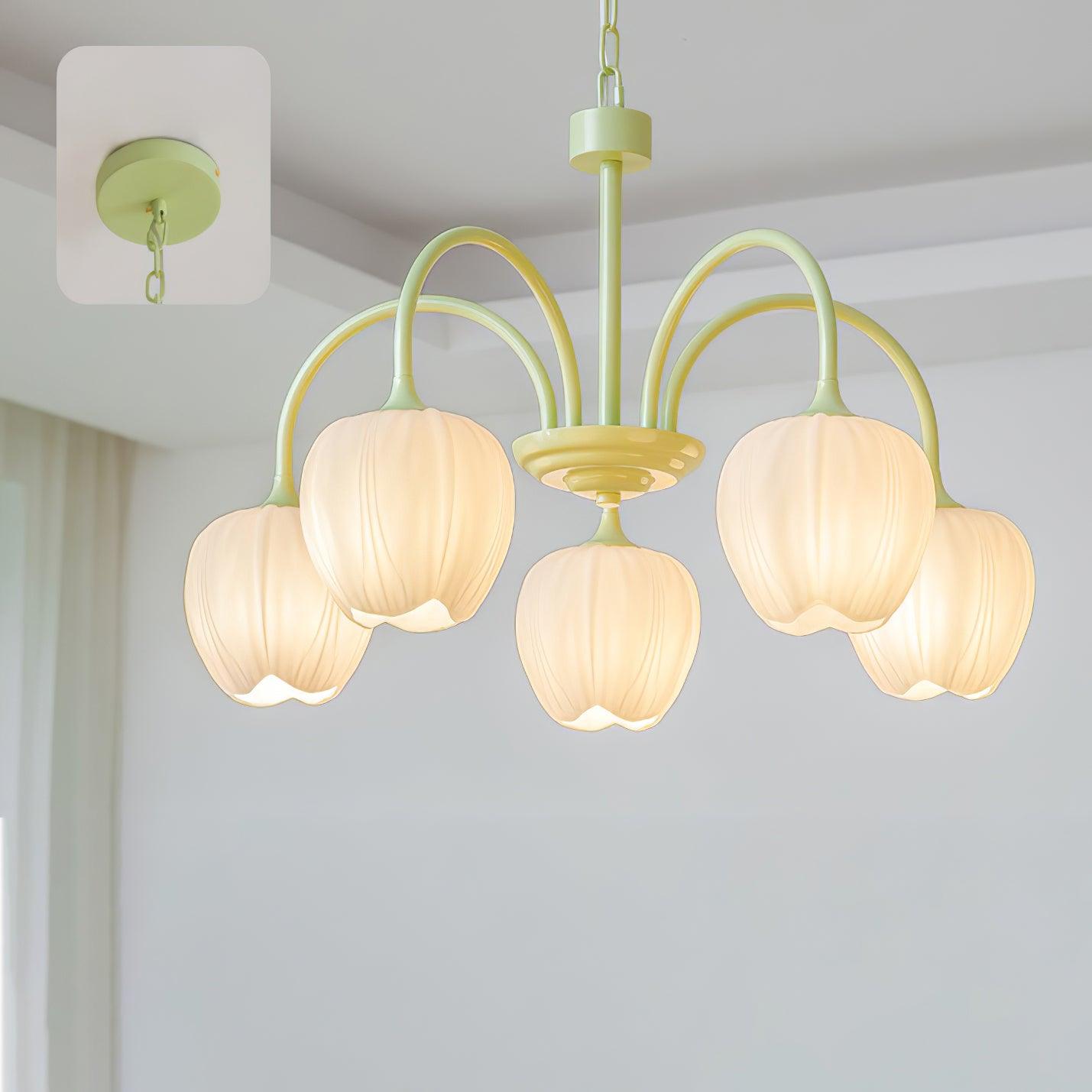 Aria Fresh Tulip Chandeliers