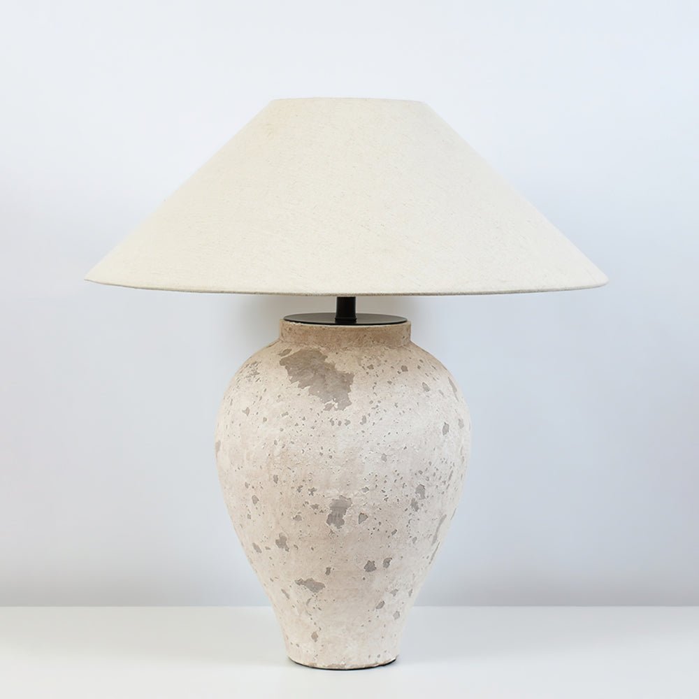 Solix Ceramics Fabric Table Lamp