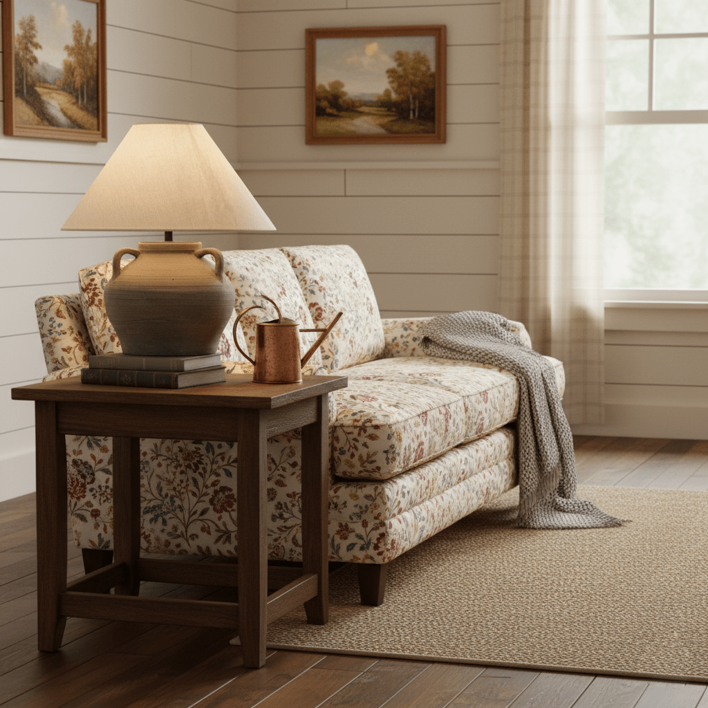 Rudric Two Handled Ceramic Jar Table Lamp