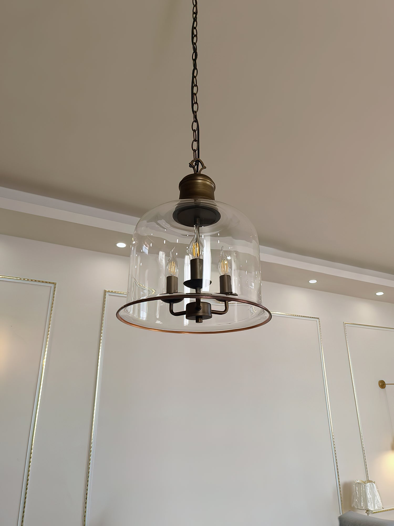 Lindenshire Glass Linear Pendant Light