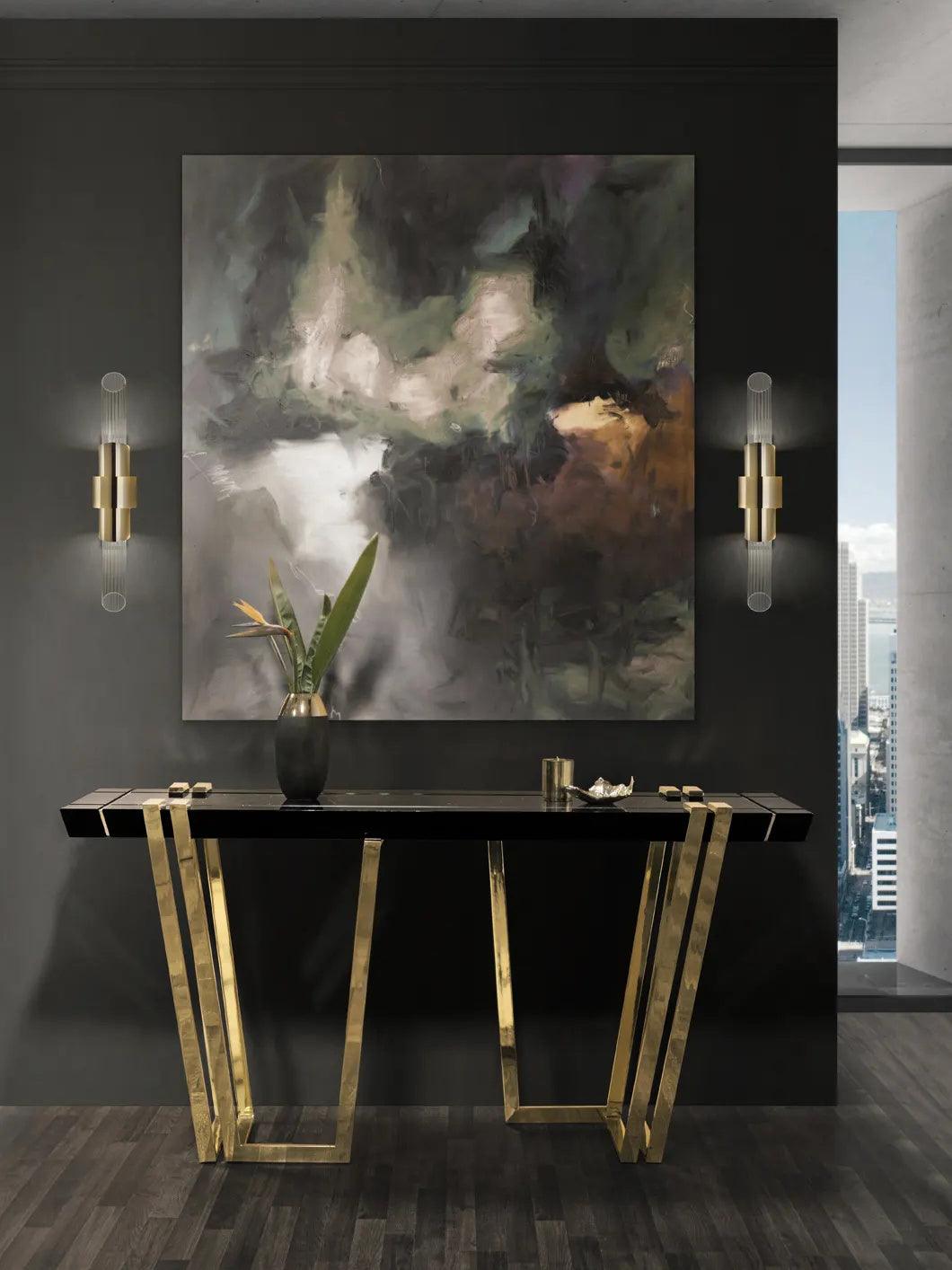 Seluise Wall Lamp Nordic Art Small Crystal Metal