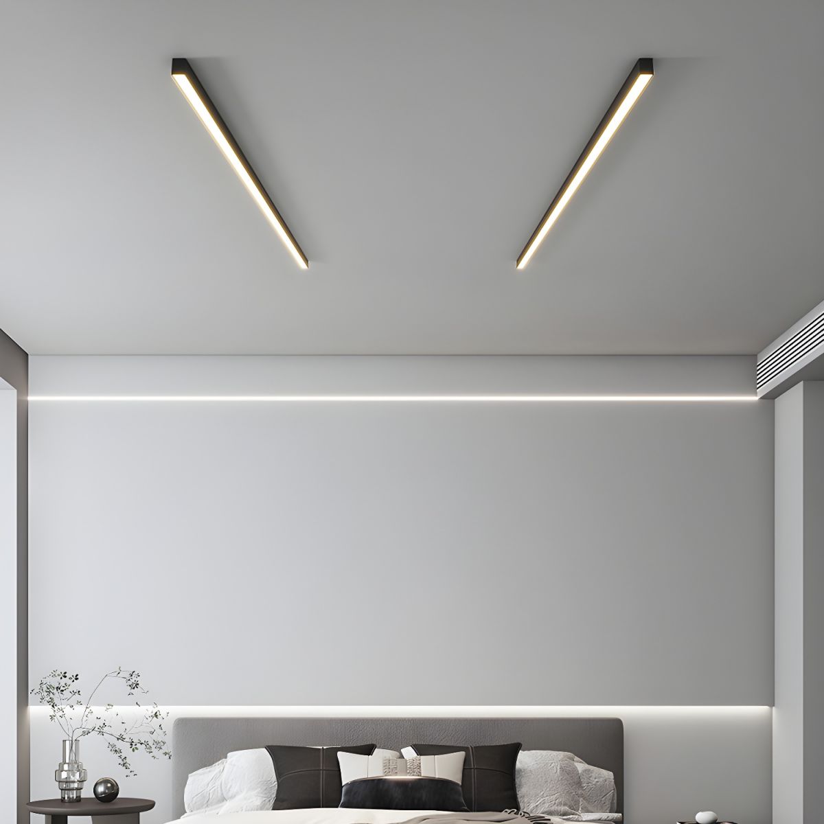 Somino Ceiling Lamp Linear Ultra Slim Minimalist Functional