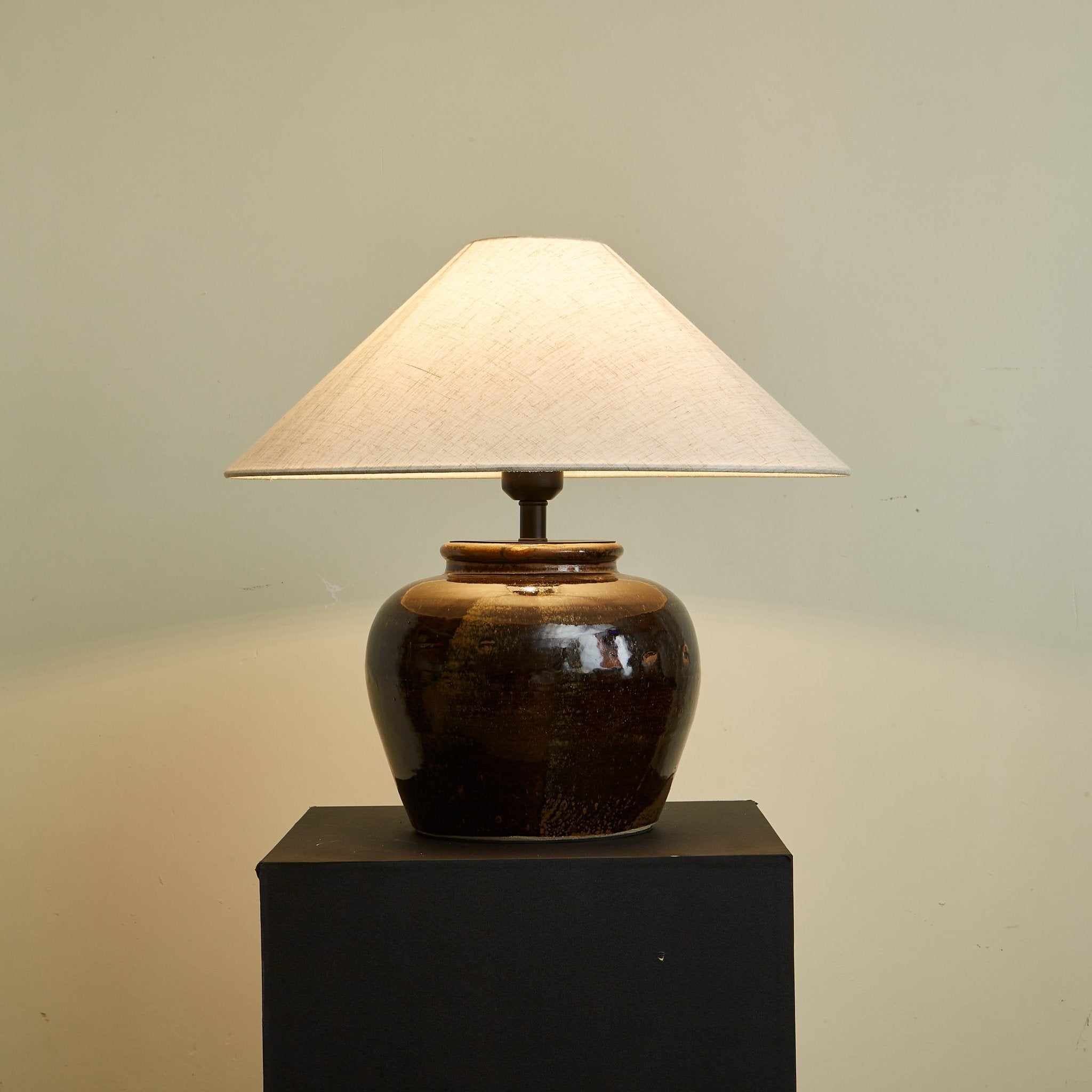 Ravien Umber Jar Table Lamp