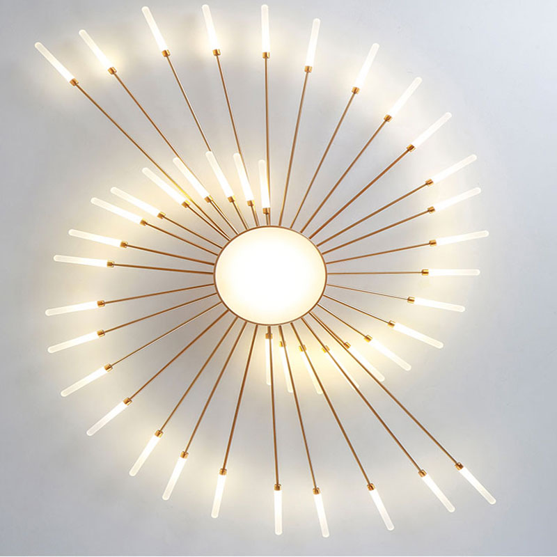 Arisha Modern Home Decoration Fireworks LED Ceiling Light