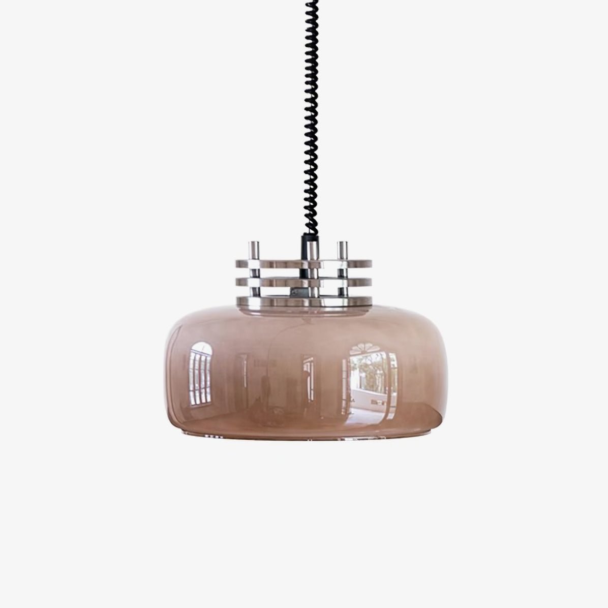 Quorin Glass Industrial Pendant Lamp