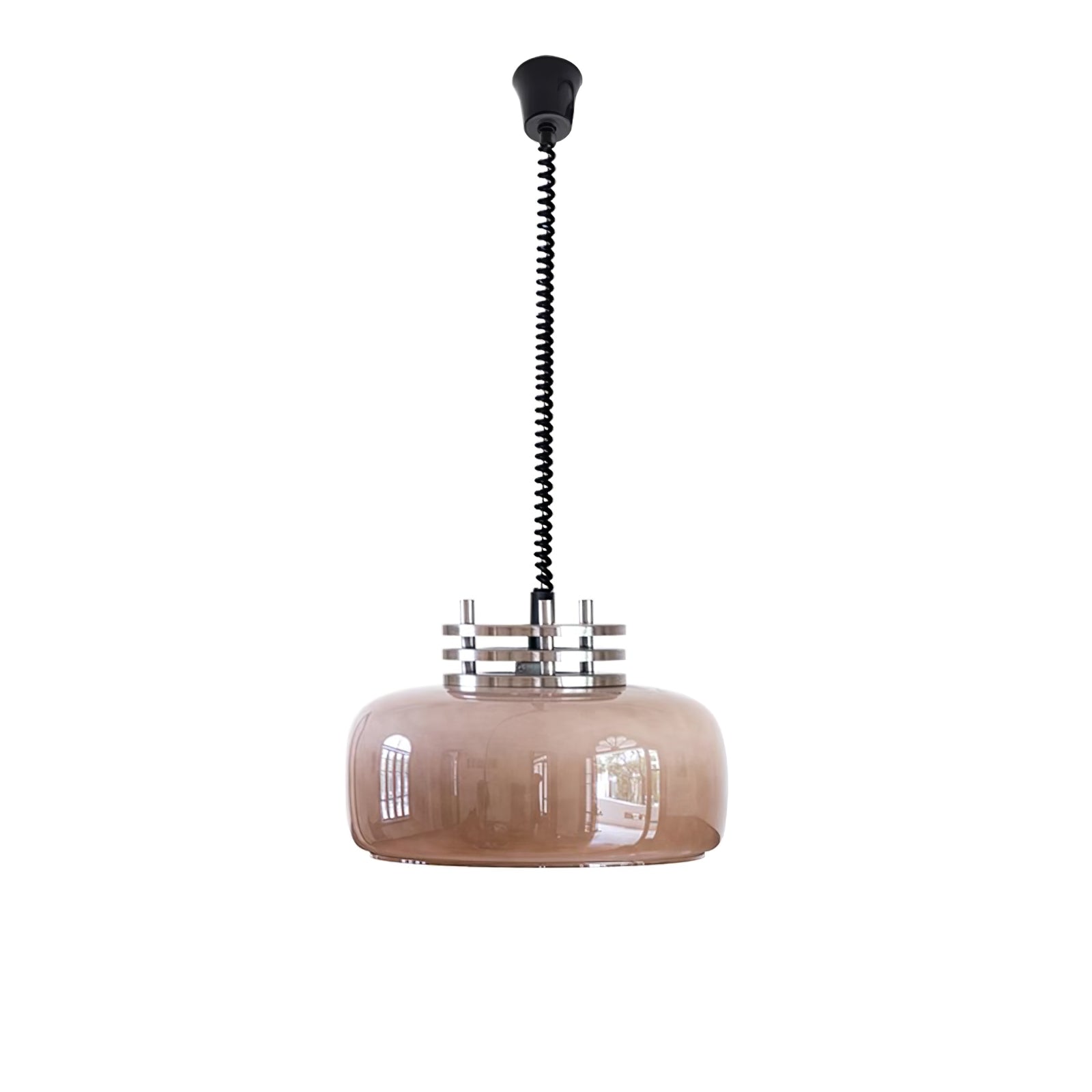 Quorin Glass Industrial Pendant Lamp