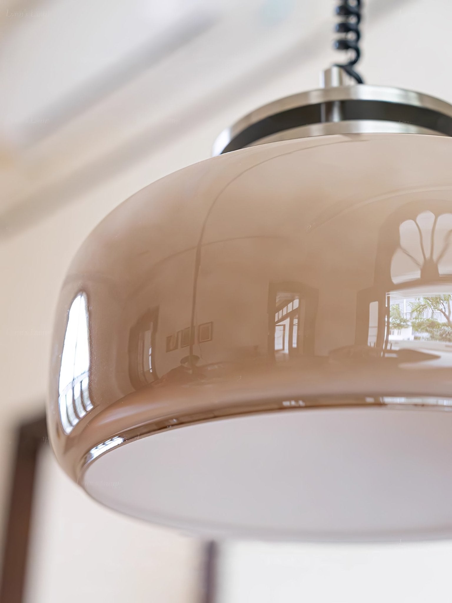 Quorin Glass Industrial Pendant Lamp