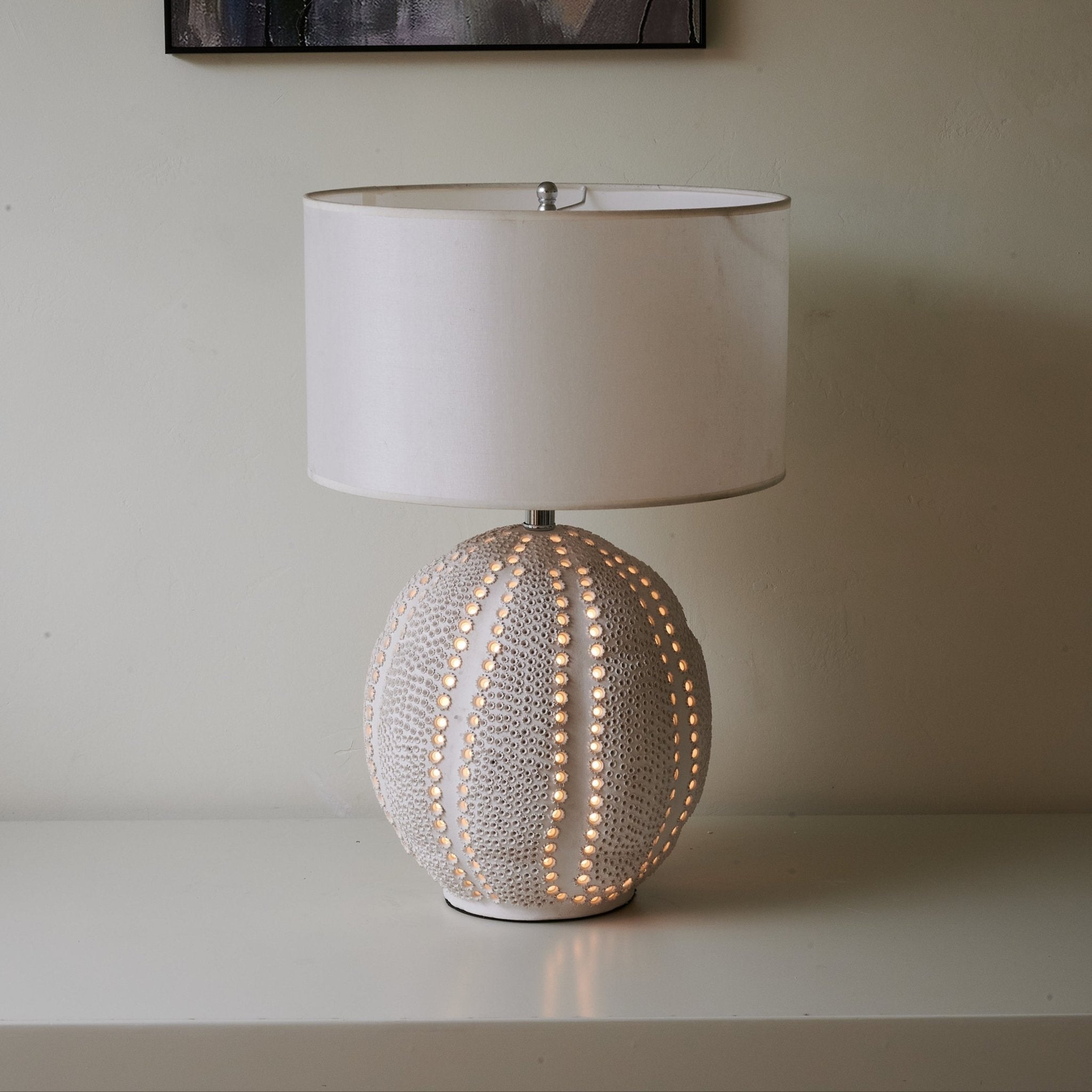 Sux Ceramic Fabric Table Lamp