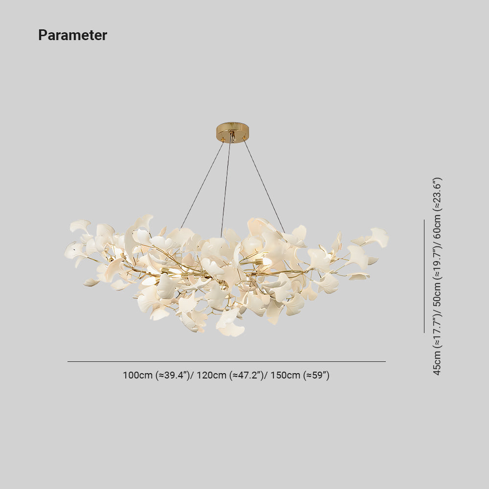 Olivia Luxury Chandelier Ceramics Living Room U Arc Shape