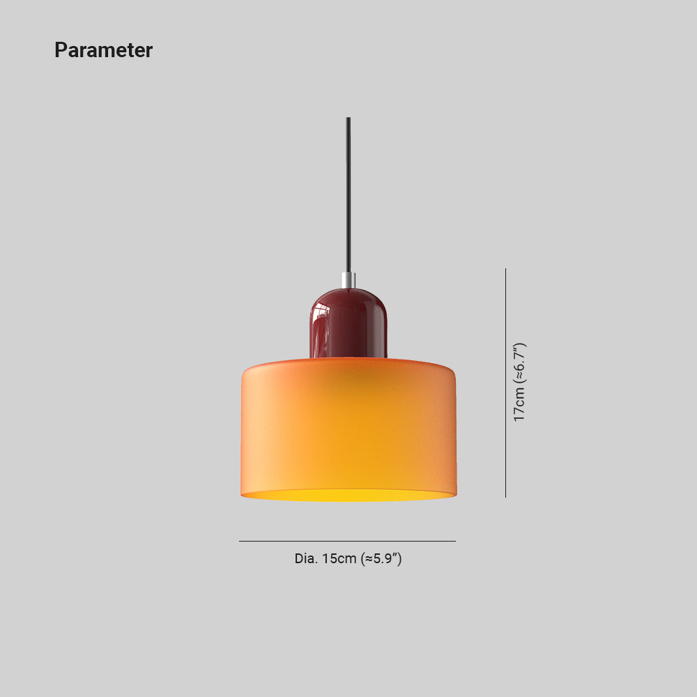 Valentina Modern Glass Kitchen Island Pendant Light