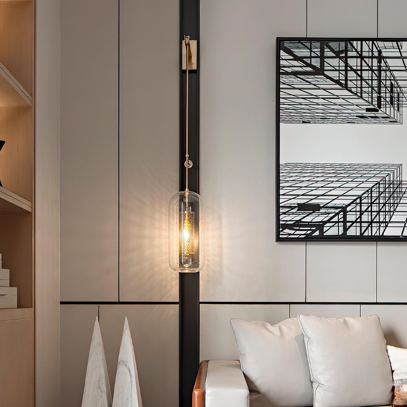 Dae Modern Minimalist Glass Wall Lamp