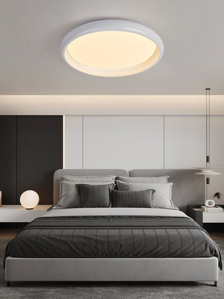 Zesolis Modern Minimalist Walnut Ceiling Light