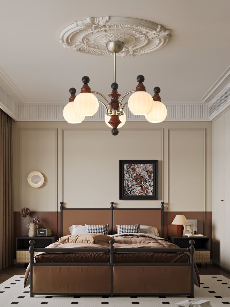 Zosilara Traditional Elegance Wood Chandelier