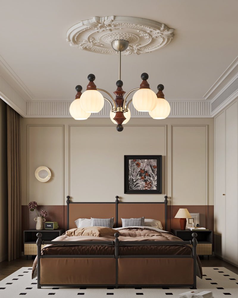 Zosilara Traditional Elegance Wood Chandelier