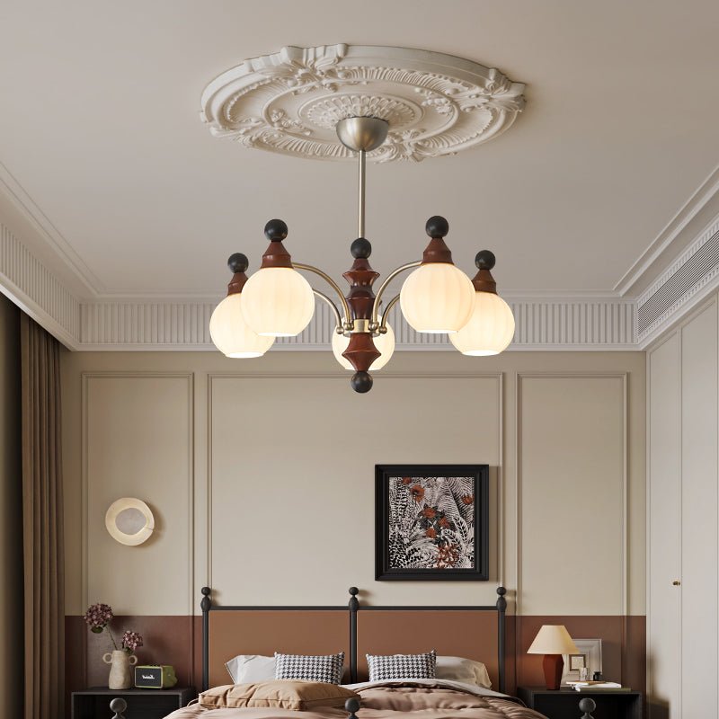 Zosilara Traditional Elegance Wood Chandelier