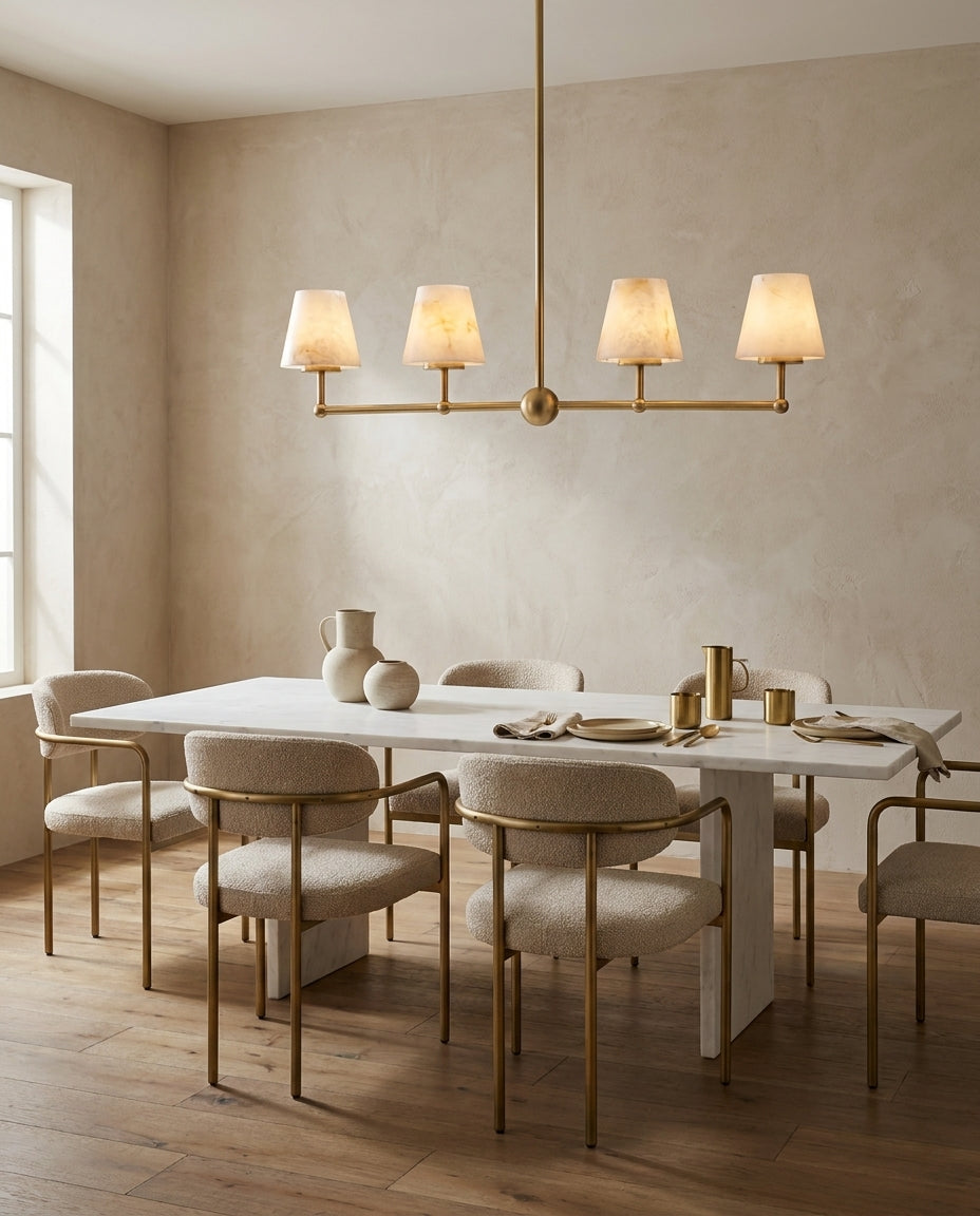 Eastvale9 Alabaster Chandelier