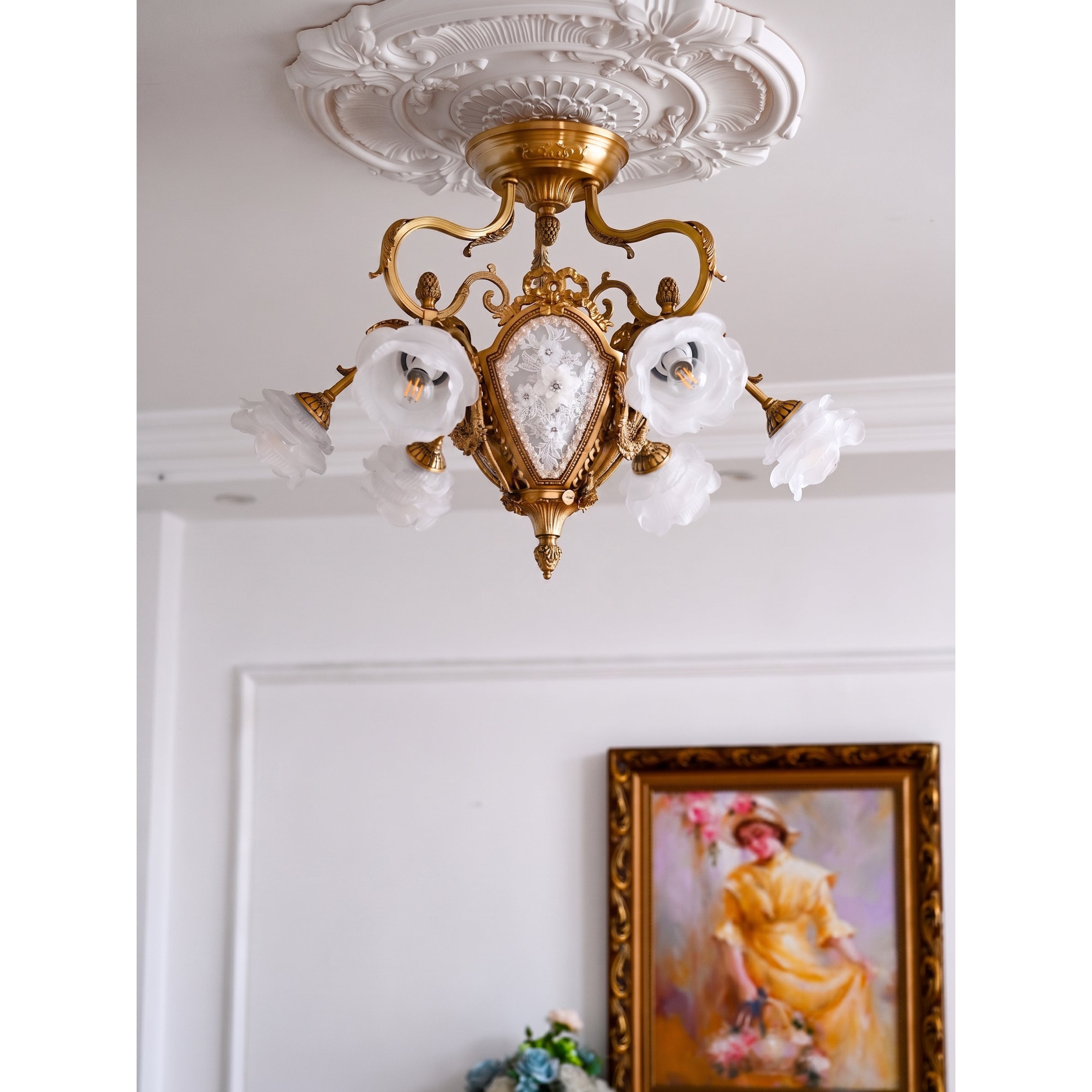 Rivaella Semi-Flush Mount Light