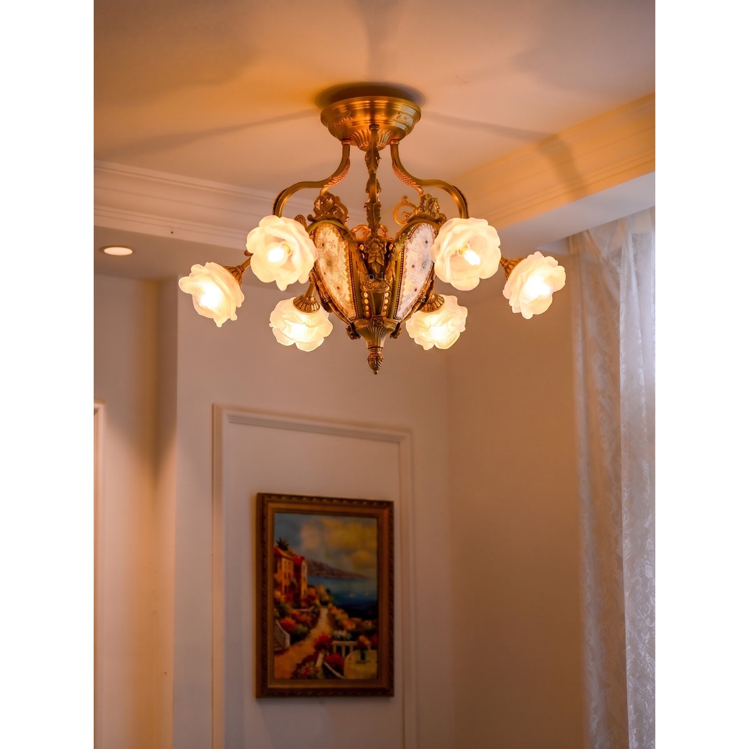 Rivaella Semi-Flush Mount Light