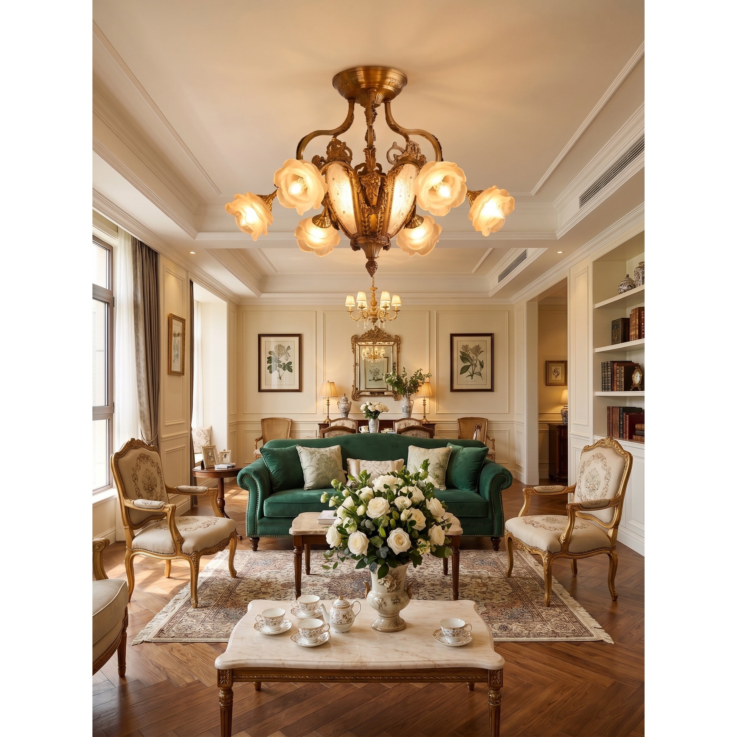 Rivaella Semi-Flush Mount Light