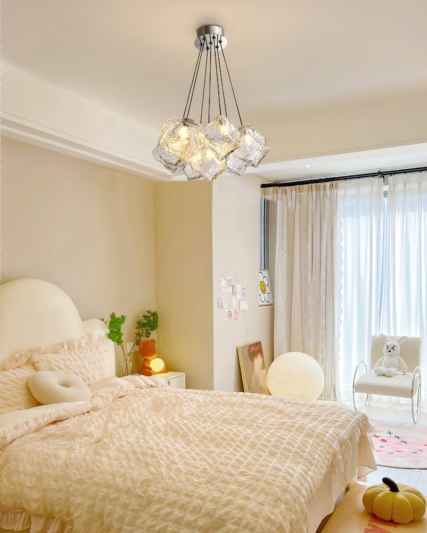 Aurora Chandelier Ice Sparkling - Neutral Decor