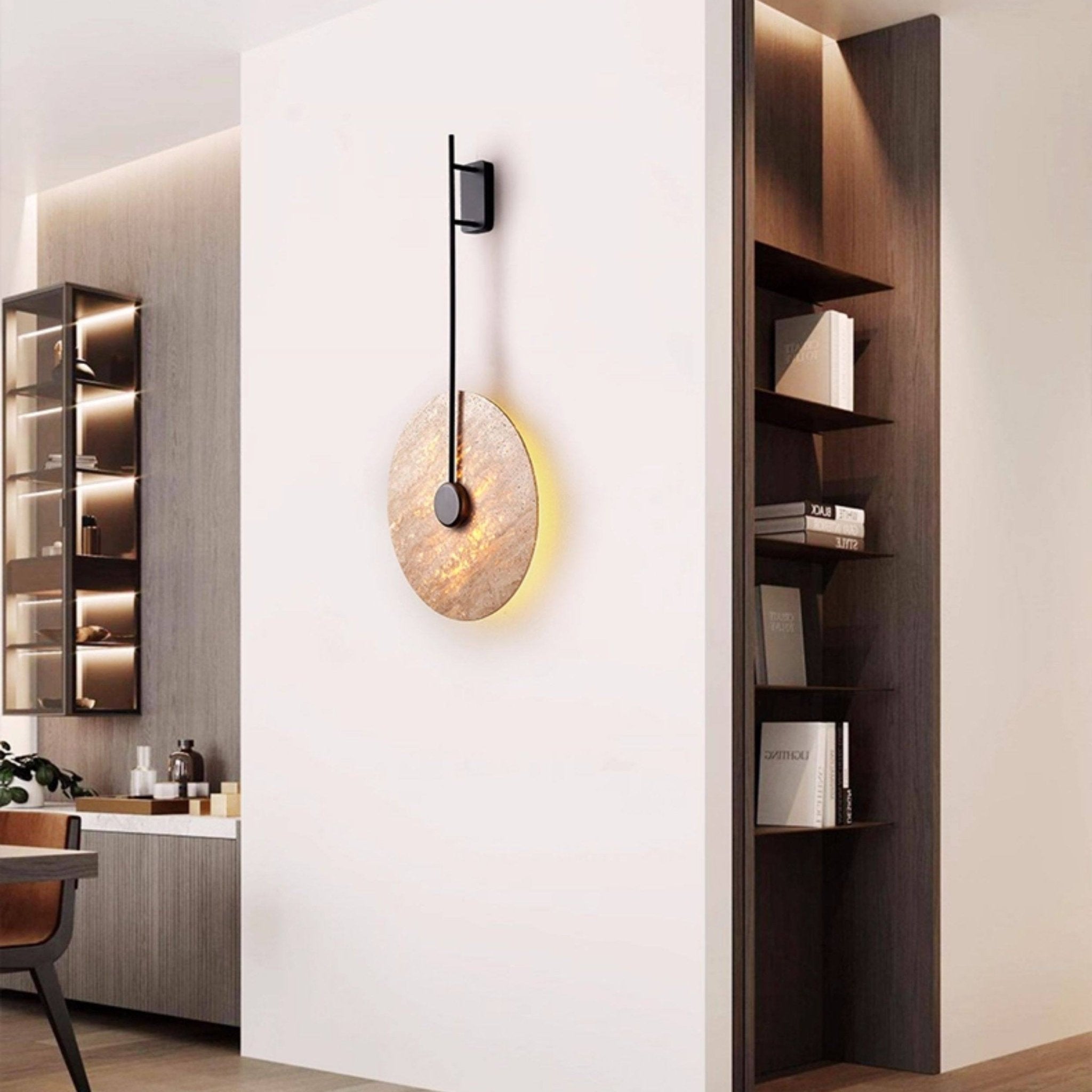 Solven Travertine Wall Lamp