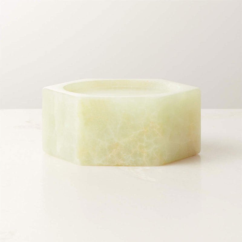 Marbryn Cube Marble Candle Holder