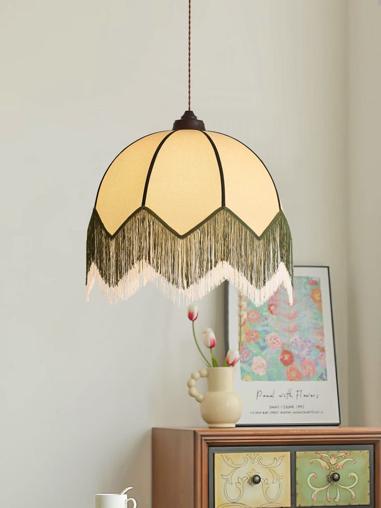 Liorenne Fringe Dome Pendant Light