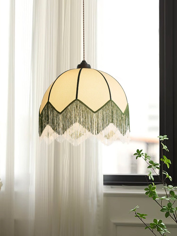 Liorenne Fringe Dome Pendant Light