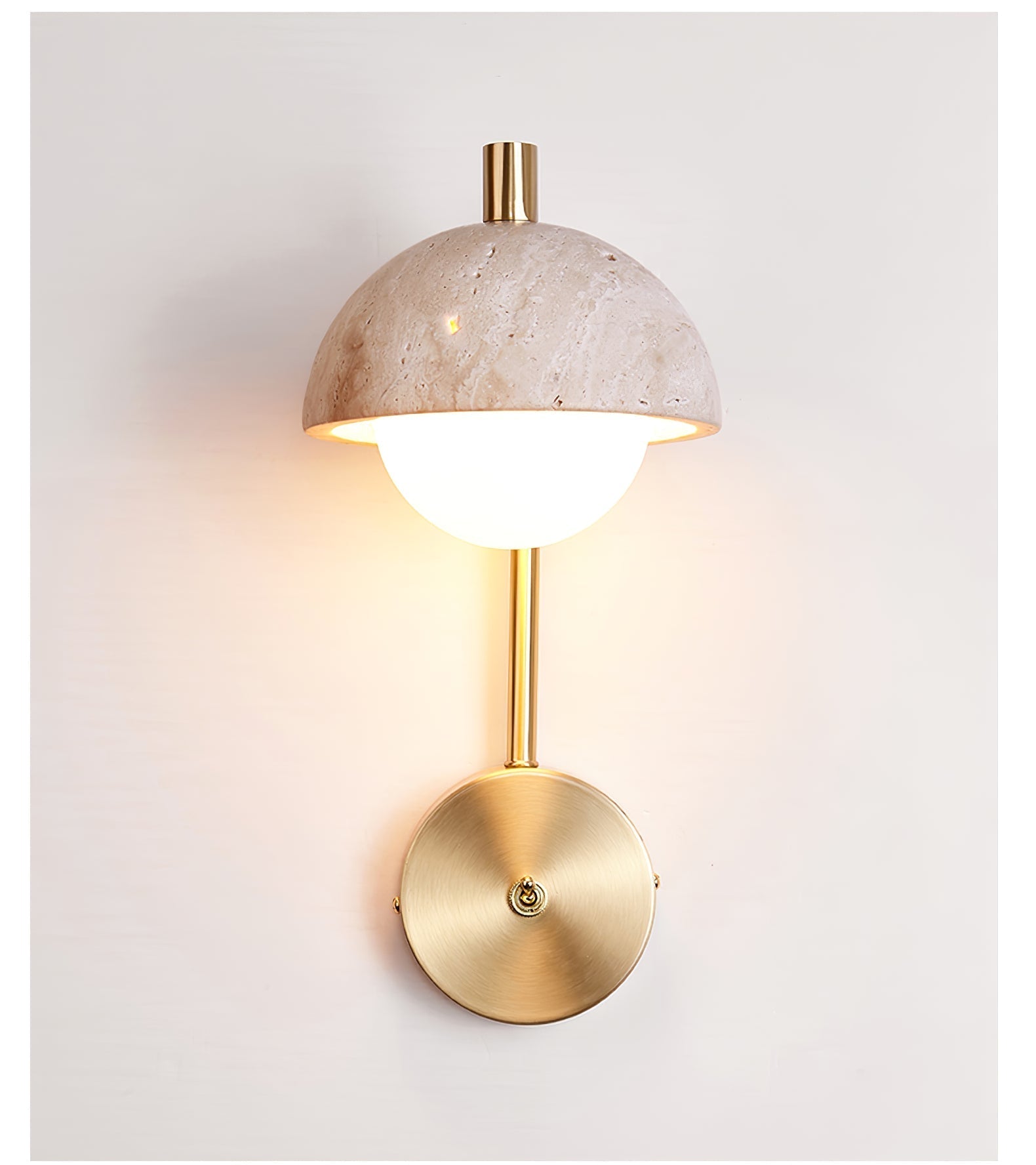 Seraaya Travertine Wall Light
