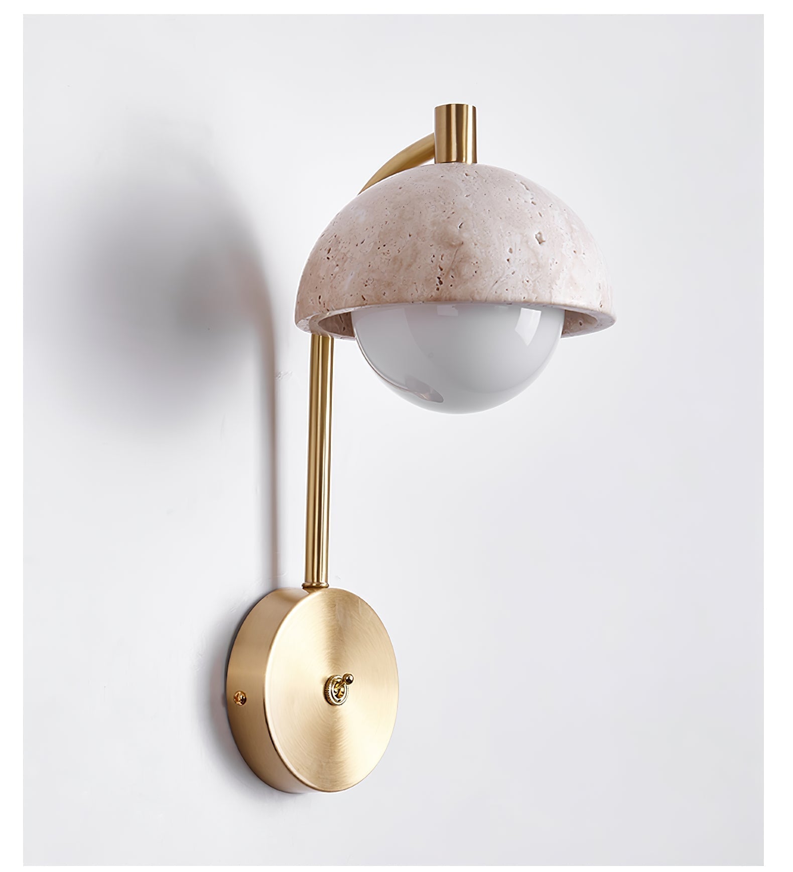 Seraaya Travertine Wall Light