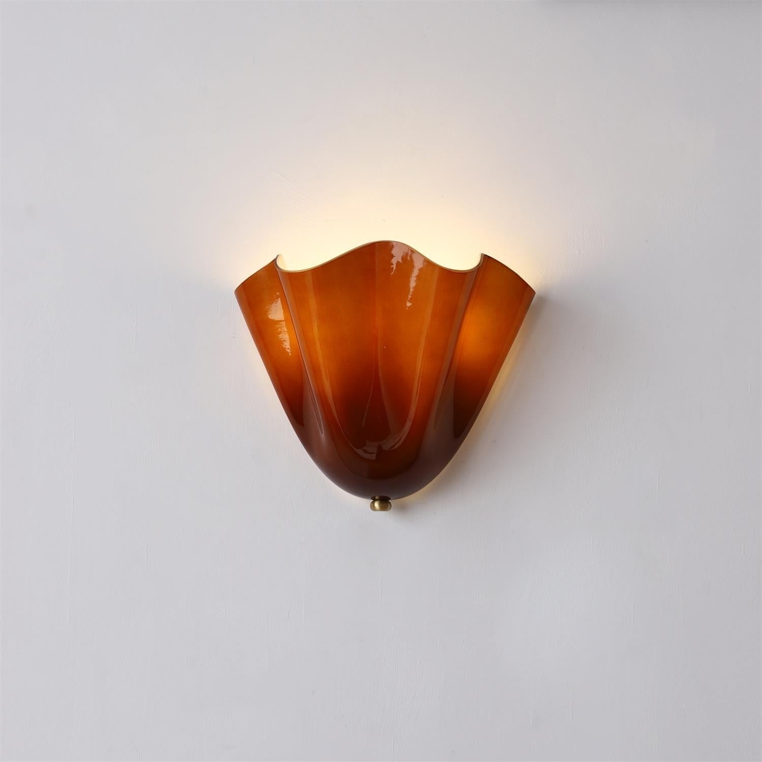 Fiorahaven Flower Glass Indoor Wall Light