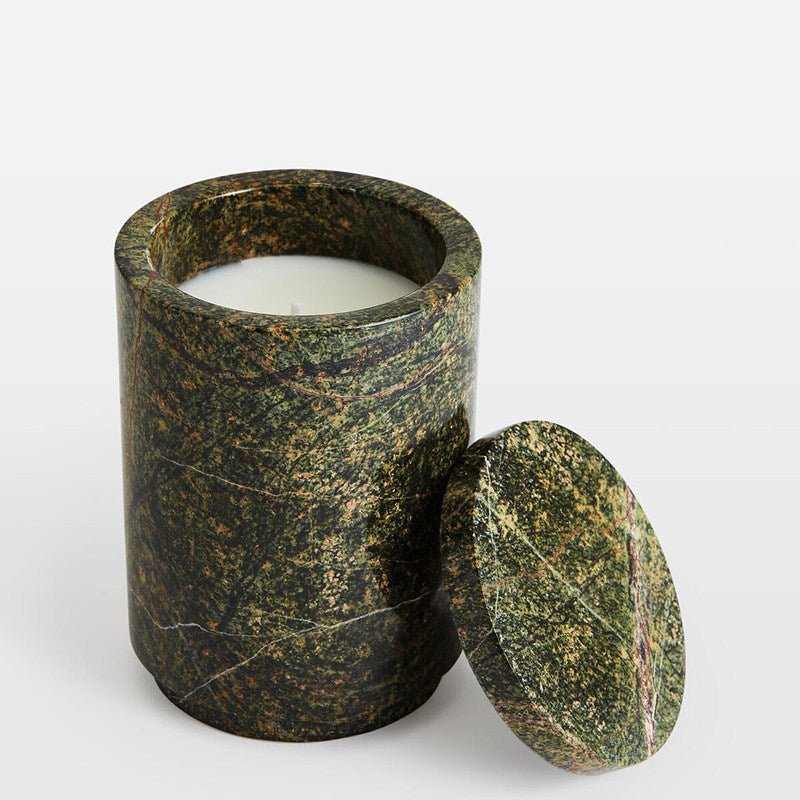 Verdant Stone Candle Holder